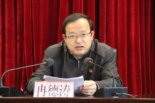 县委书记冉德涛讲话