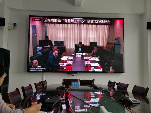 “智慧矫正中心”创建工作推进视频会